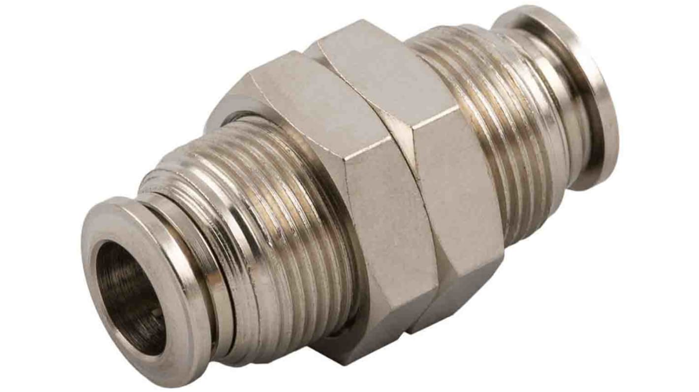RS PRO 57000 Series Push-in Fitting, Push In 4 mm to Push In 4 mm, Tube-to-Tube Connection Style