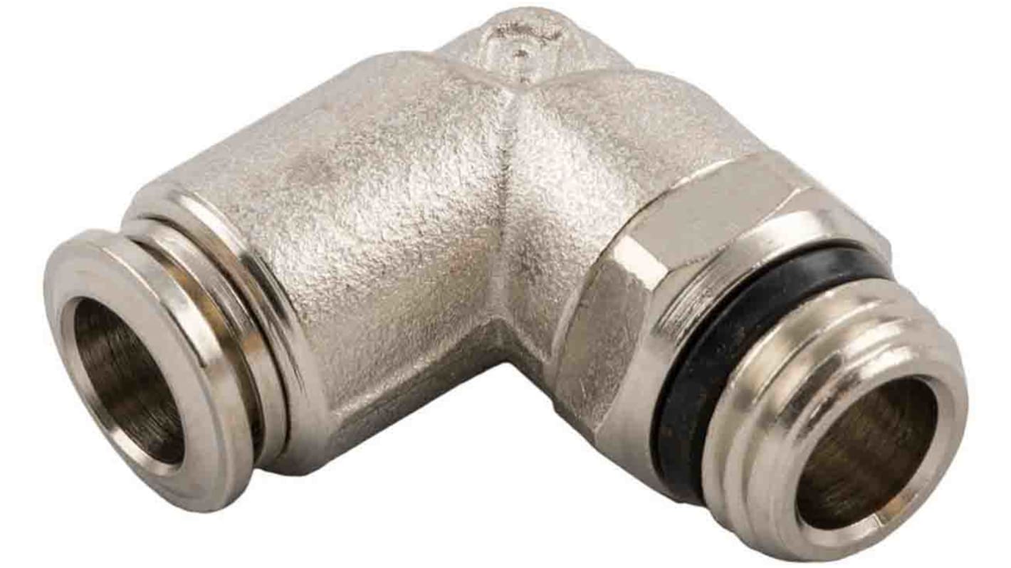 RS PRO Push-in Fitting, Uni 1/8 Male to Push In 6 mm, Threaded-to-Tube Connection Style