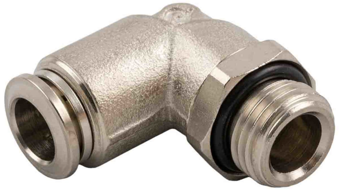 RS PRO Push-in Fitting, G 1/4 Male to Push In 10 mm, Threaded-to-Tube Connection Style