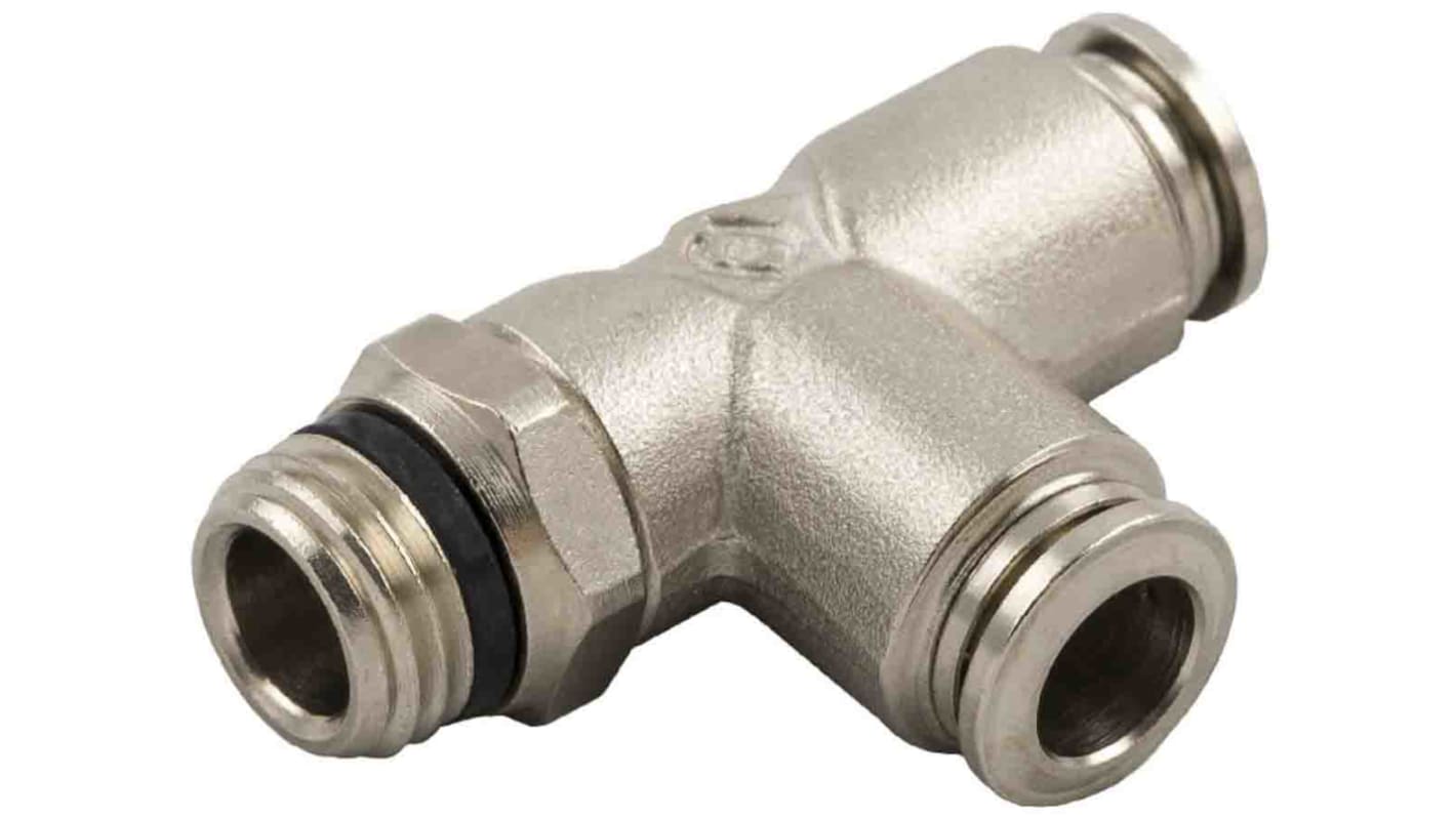 RS PRO Push-in Fitting, Push In 8 mm to Push In 8 mm, Threaded-to-Tube Connection Style