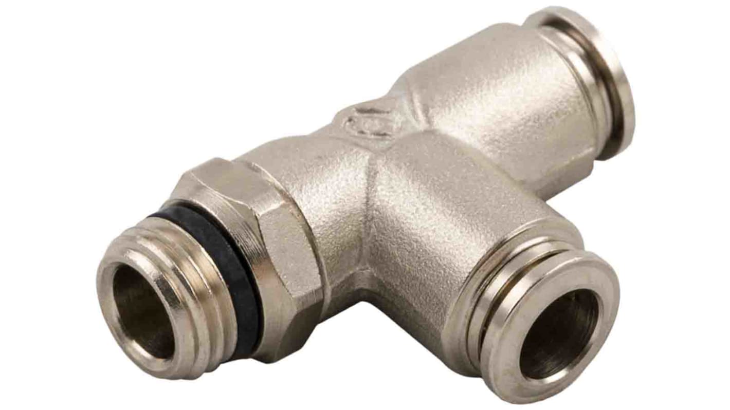 RS PRO Push-in Fitting, Push In 12 mm to Push In 12 mm, Threaded-to-Tube Connection Style