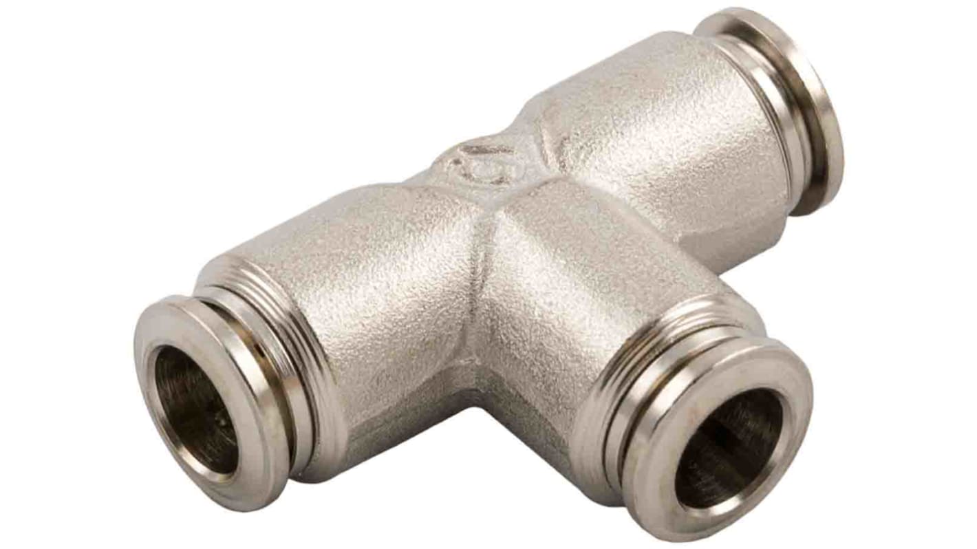 RS PRO Push-in Fitting Push In 4 mm, Push In 4 mm to Push In 4 mm, Tube-to-Tube Connection Style