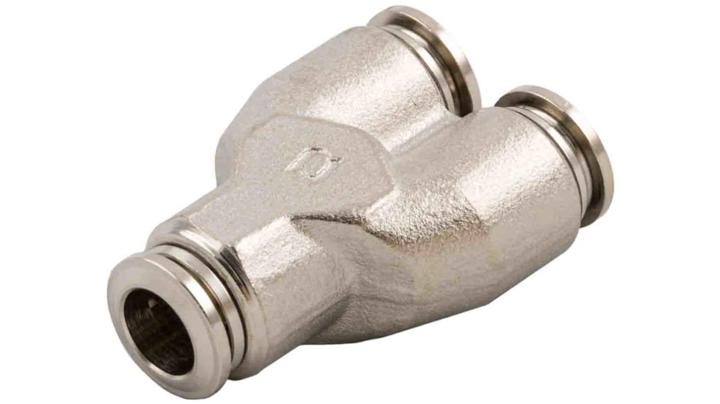 RS PRO Push-in Fitting, Push In 4 mm to Push In 4 mm, Tube-to-Tube Connection Style