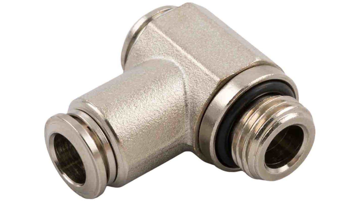 RS PRO 57550 Series Push-in Fitting, M5 Male to Push In 6 mm, Threaded-to-Tube Connection Style