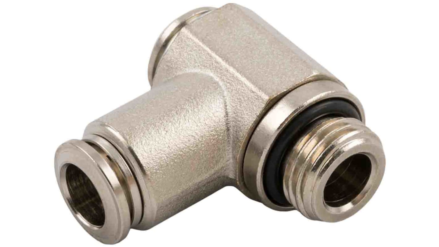 RS PRO 57550 Push-in fitting M5, M5 han til Indstik 6 mm, Gevind-til-slange