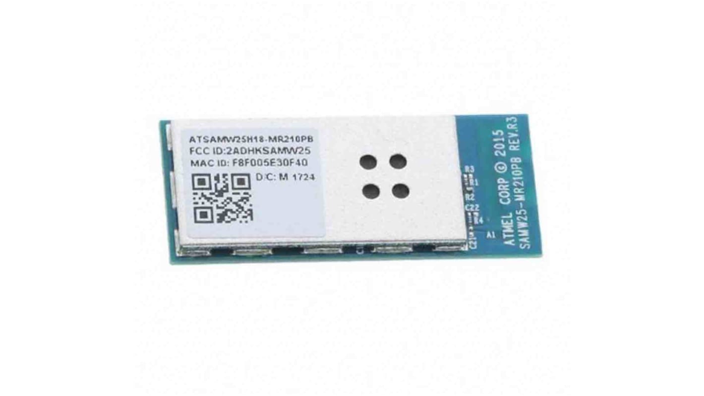 Modulo WiFi Microchip ATSAMW25H18-MR210PB1961, 2.7 to 3.6V, 33.86 x 14.88mm