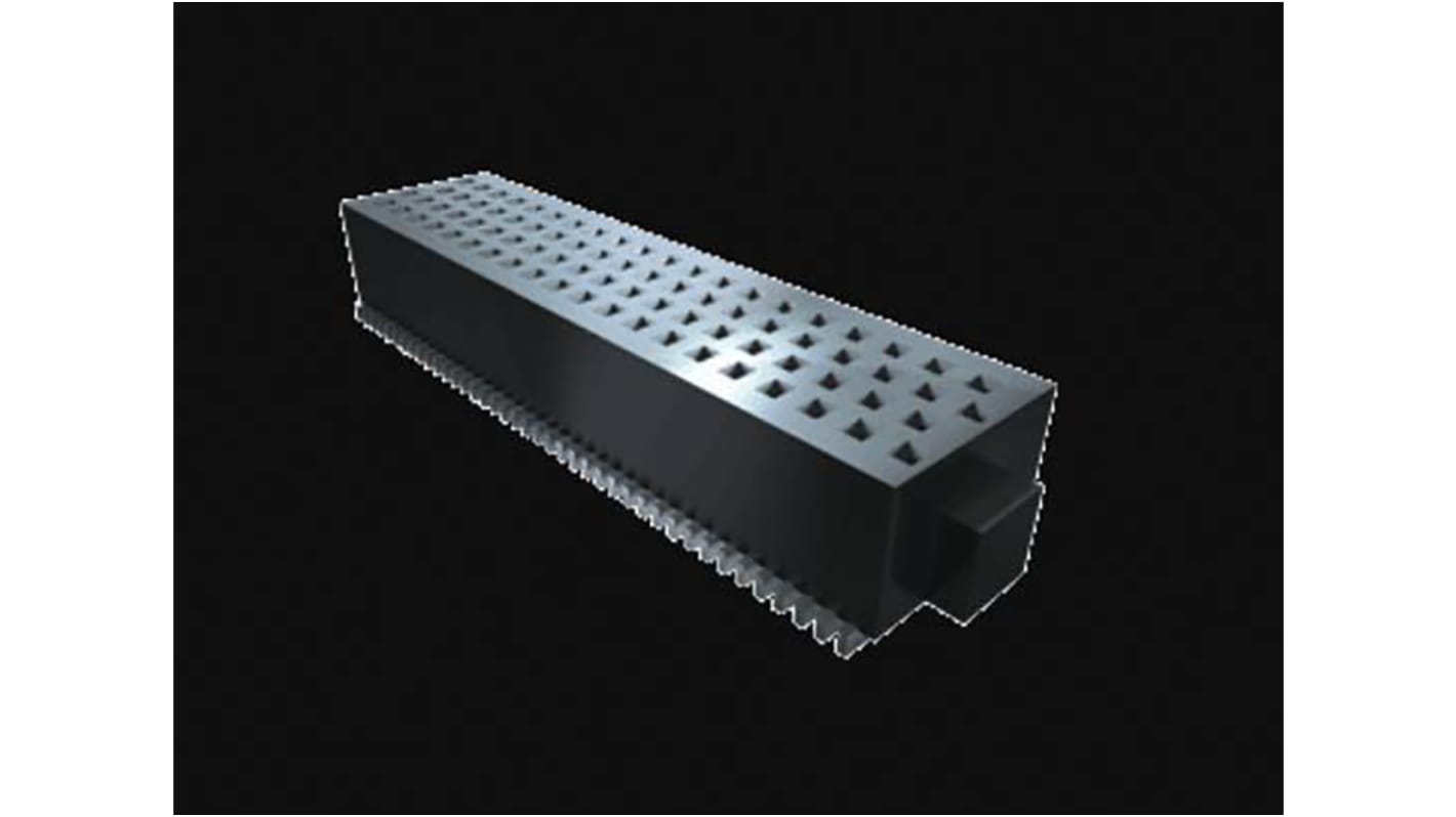 Samtec SOLC Series Straight Surface Mount PCB Socket, 160-Contact, 4-Row, 1.27mm Pitch, Solder Termination