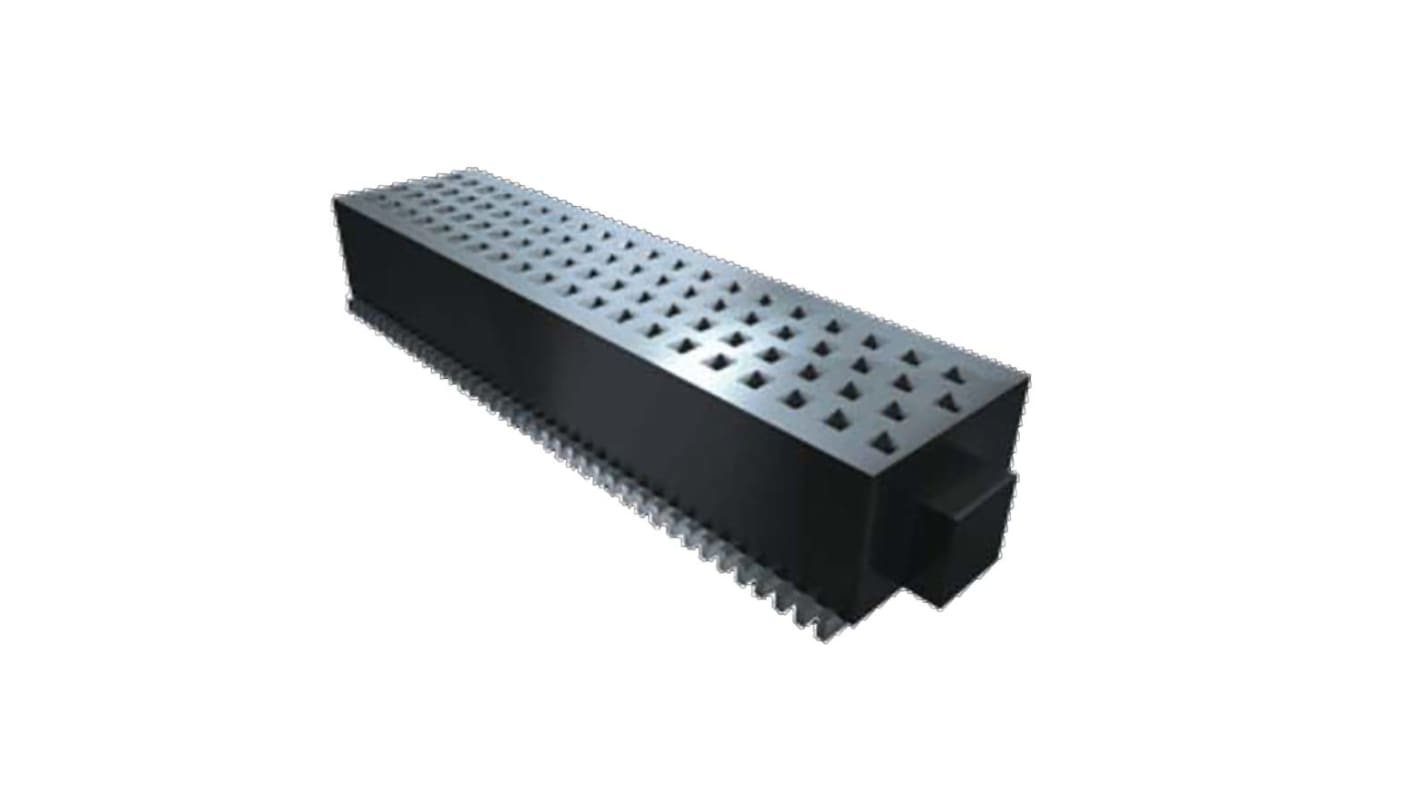 Samtec SOLC Series Straight Surface Mount PCB Socket, 160-Contact, 4-Row, 1.27mm Pitch, Solder Termination