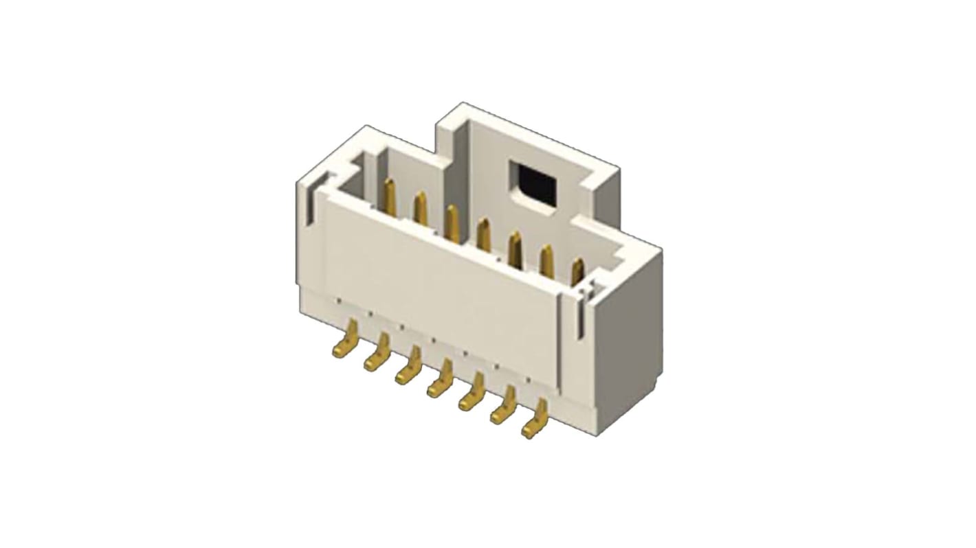 Samtec 基板接続用ピンヘッダ 2極 1.0mm 1列 T1M-02-F-SV-L