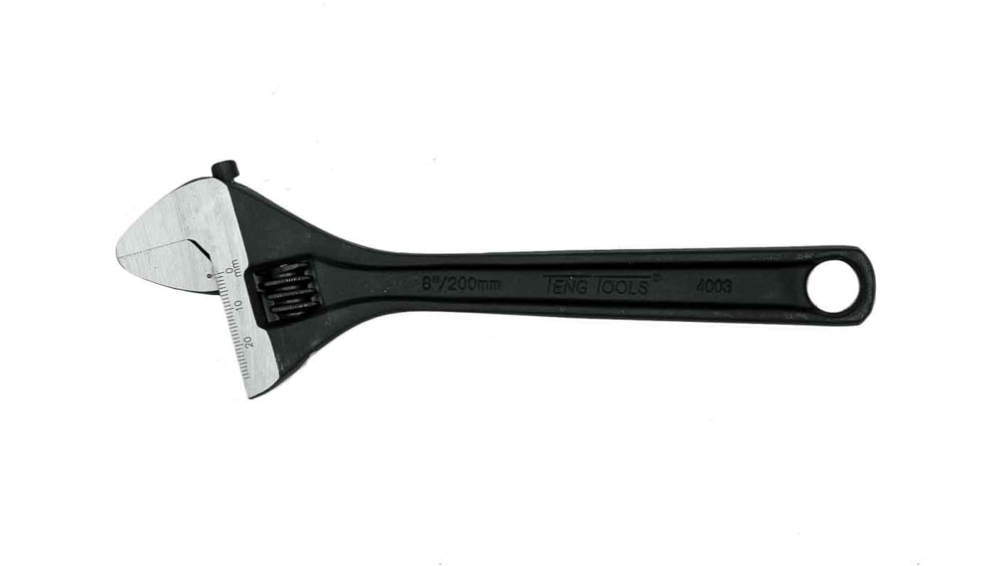 Klíč, celková délka: 200 mm, Kov, Chrom vanad Ne, rozevření čelistí: 28mm Teng Tools