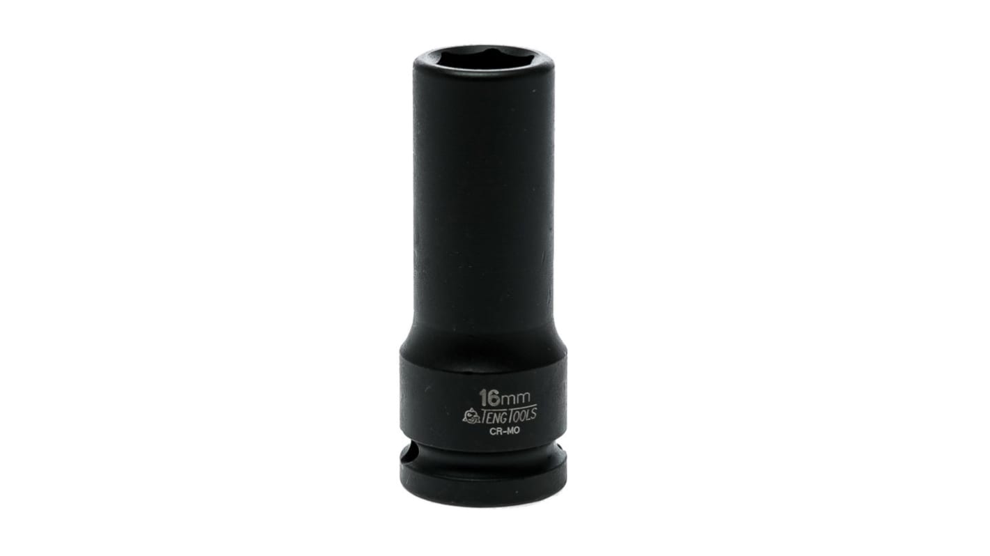 Impact Socket Deep 1/2in dr 16mm DIN