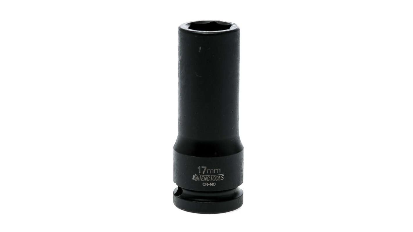 Impact Socket Deep 1/2in dr 17mm DIN