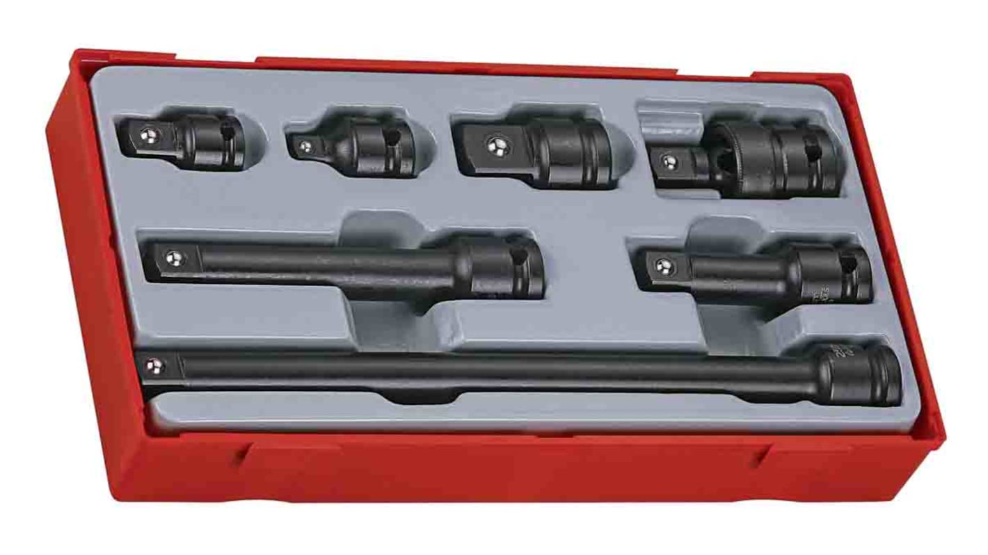 Sada adaptérů nástrčkových klíčů 1/2 palce Čtyřhran, celková délka: 50,0 mm Teng Tools