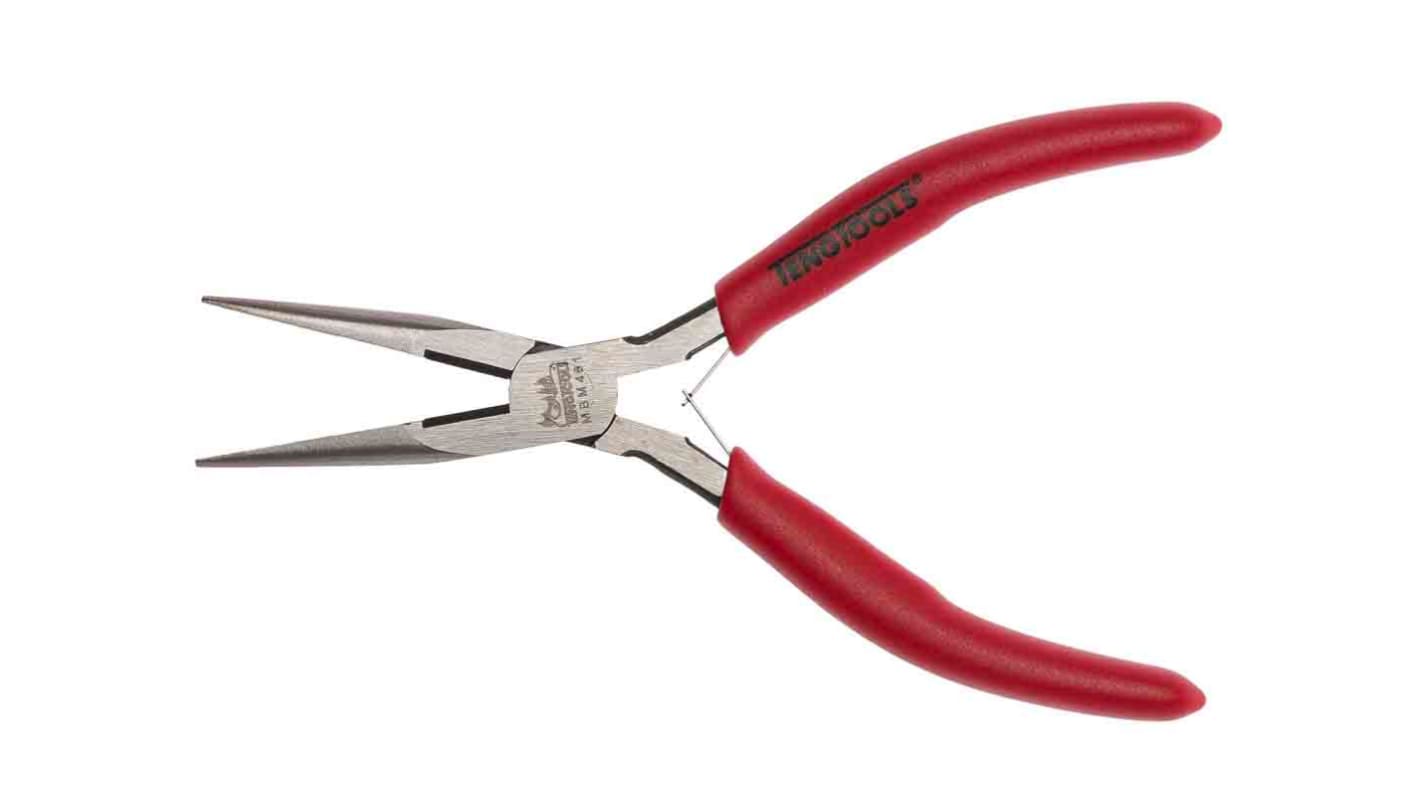 Teng Tools Long Nose Pliers, 140mm Overall, Straight Tip, 15mm Jaw