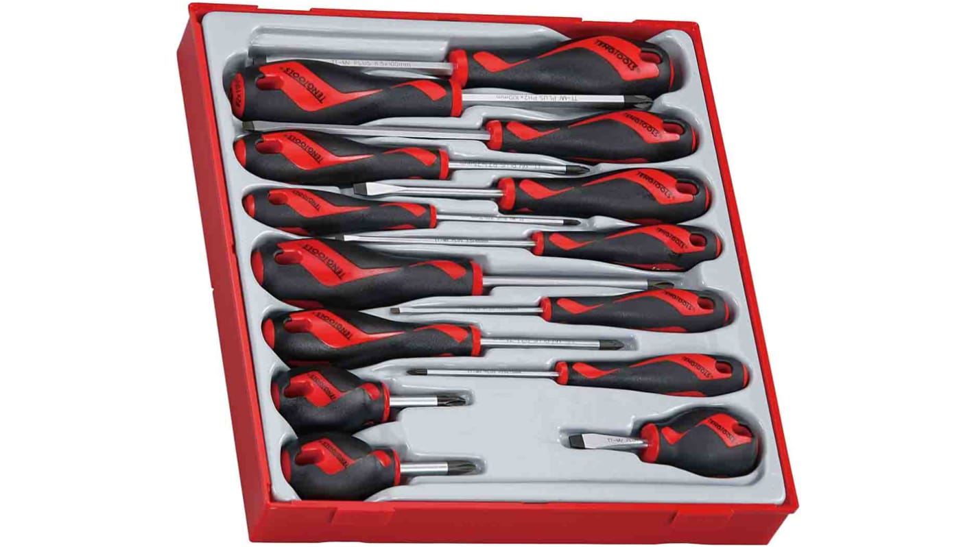 Teng Tools MD911N Slotted Screwdriver Set, 14-Piece