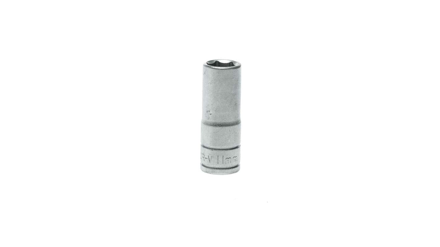 Teng Tools 3/8 in Drive 11mm Deep Socket, 6 point, 45.5 mm Overall Length