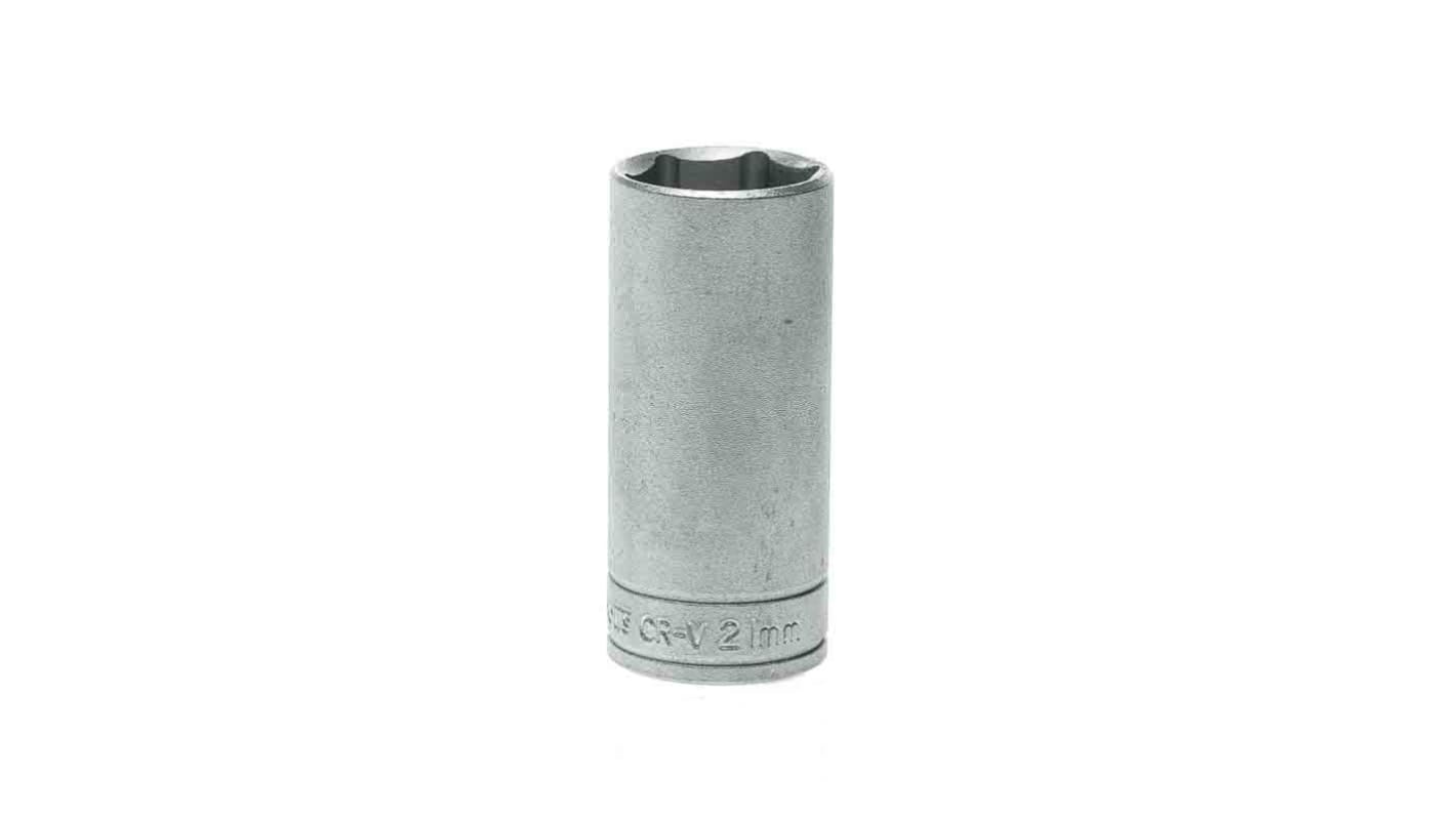 Teng Tools 3/8 in Drive 21mm Deep Socket, 6 point, 45.5 mm Overall Length
