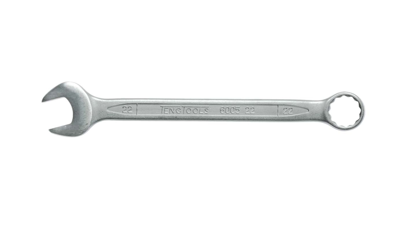 Klucz płasko-oczkowy 22 mm Klucz płasko-oczkowy Nie Teng Tools długość 260 mm Chromowo-wanadowy