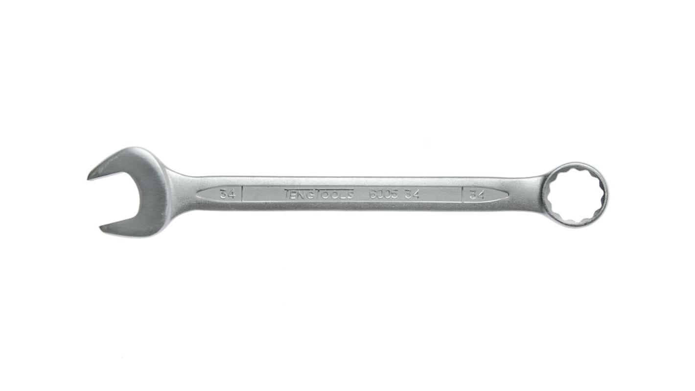 Teng Tools, SW 34 mm Ring-Maulschlüssel doppelseitig CrV-Stahl, Länge 380 mm