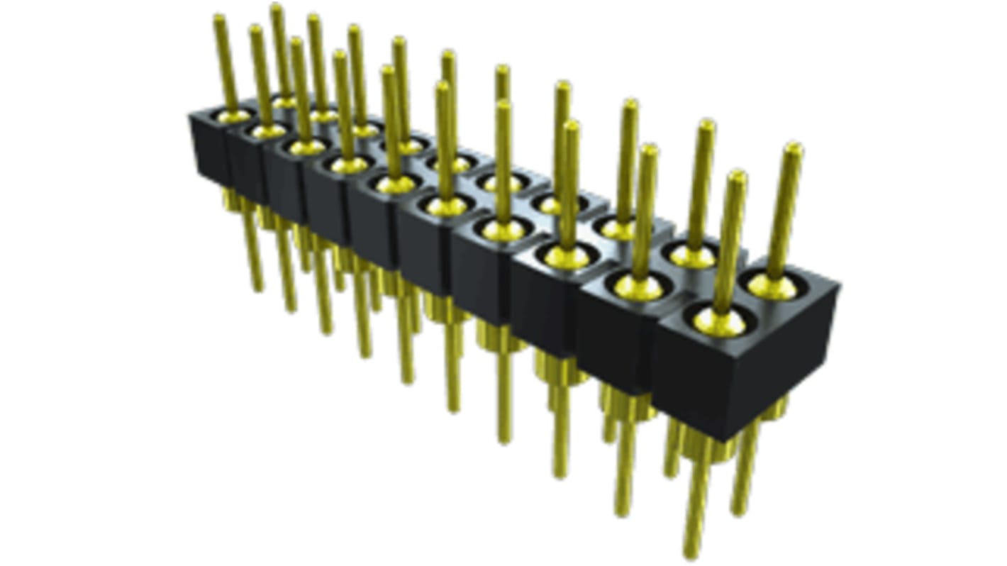 TD-132-T-A | Samtec TD Series Through Hole Pin Header, 64 Contact(s), 2 ...