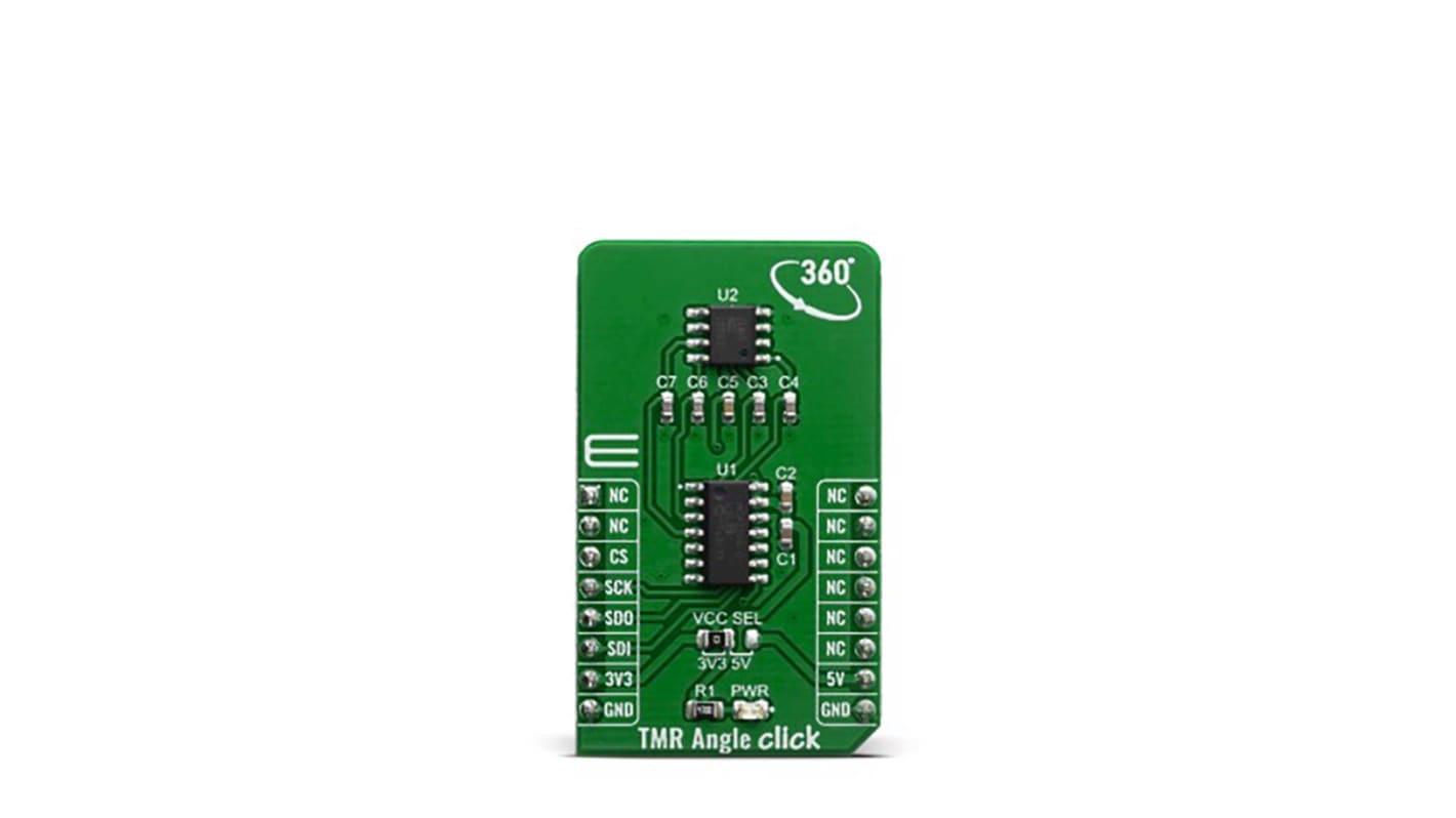 MikroElektronika TLE5501 TMR ANGLE CLICK Entwicklungskit für Automobil-, Industrie-, Consumer-Anwendungen, Robotik,