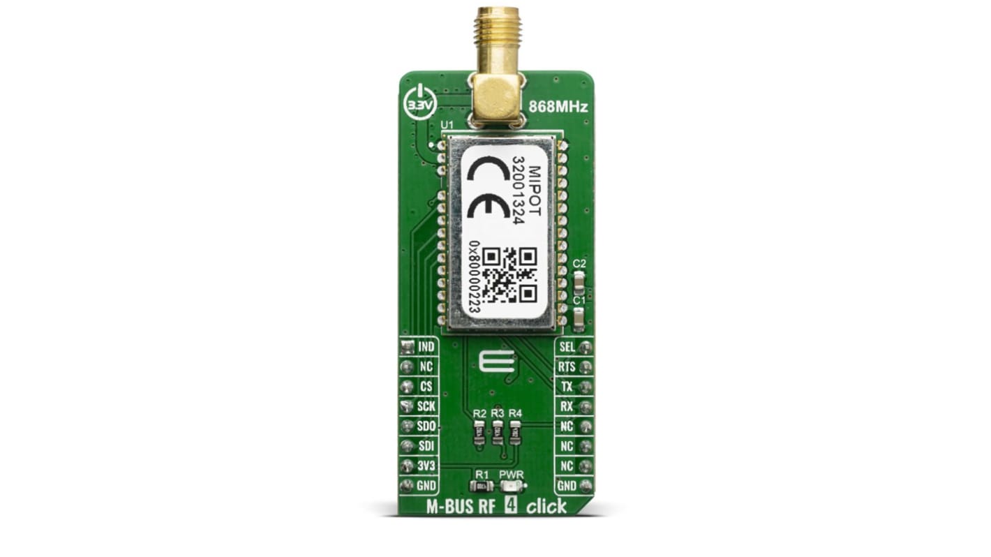 MikroElektronika M-BUS RF 4 CLICK MIPOT 32001324 for Allows the implementation of highly integrated low power (battery