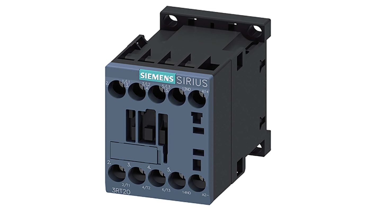 Siemens SIRIUS Leistungsschütz / 24 V Spule, 3 -polig 3 Schließer / 7 A