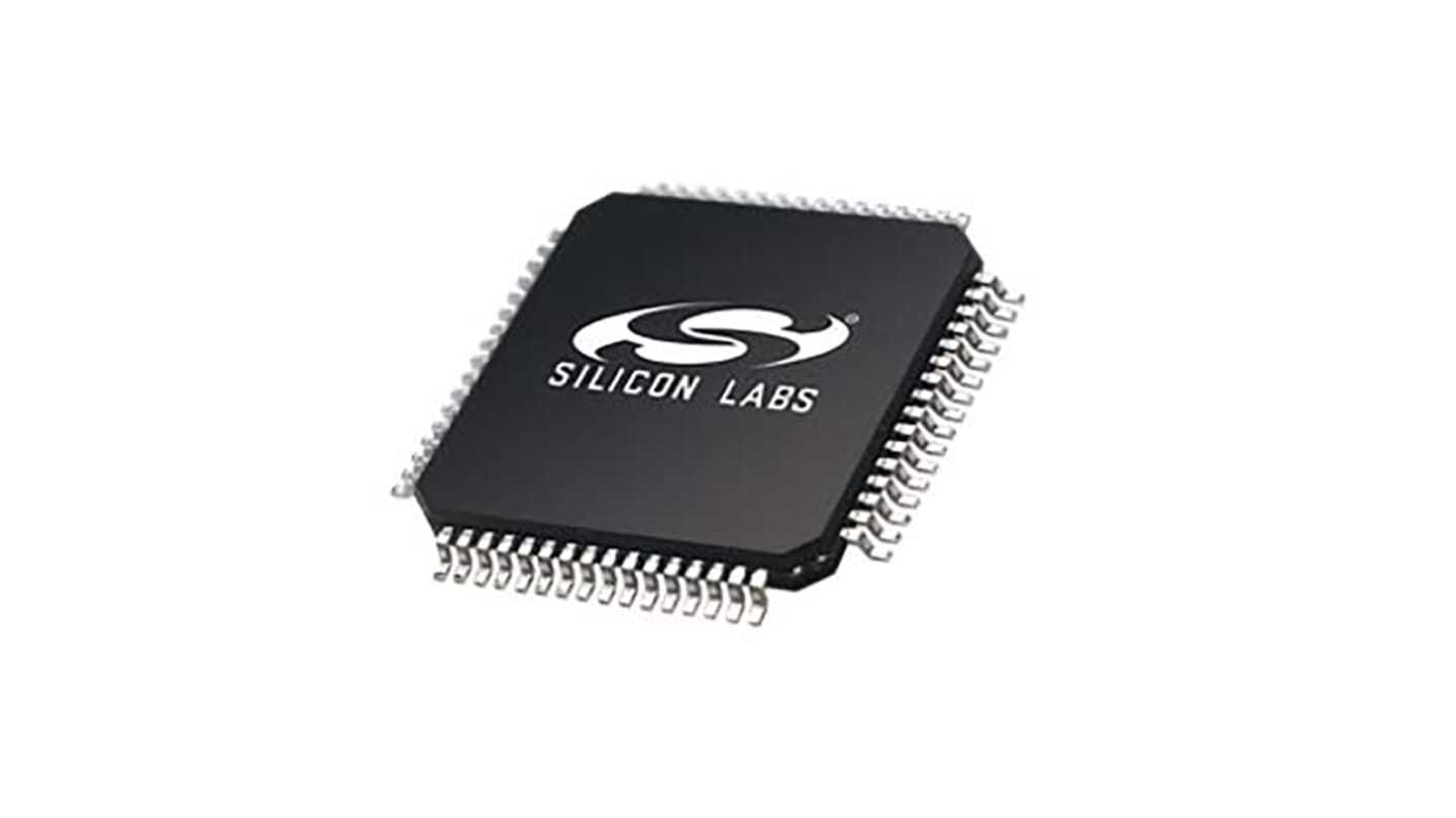 Silicon Labs Mikrovezérlő EFM32, 64-tüskés TQFP, 32bit bites