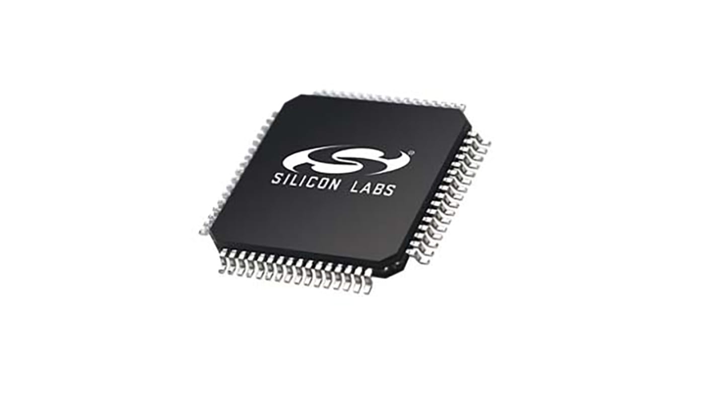 Silicon Labs Mikrovezérlő EFM32, 64-tüskés TQFP, 32bit bites