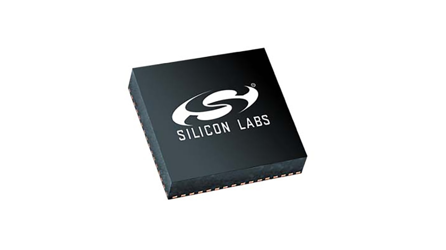 Microcontrollore Silicon Labs, ARM Cortex M4, QFN, EFM32, 64 Pin, Montaggio superficiale, 32bit, 48MHz