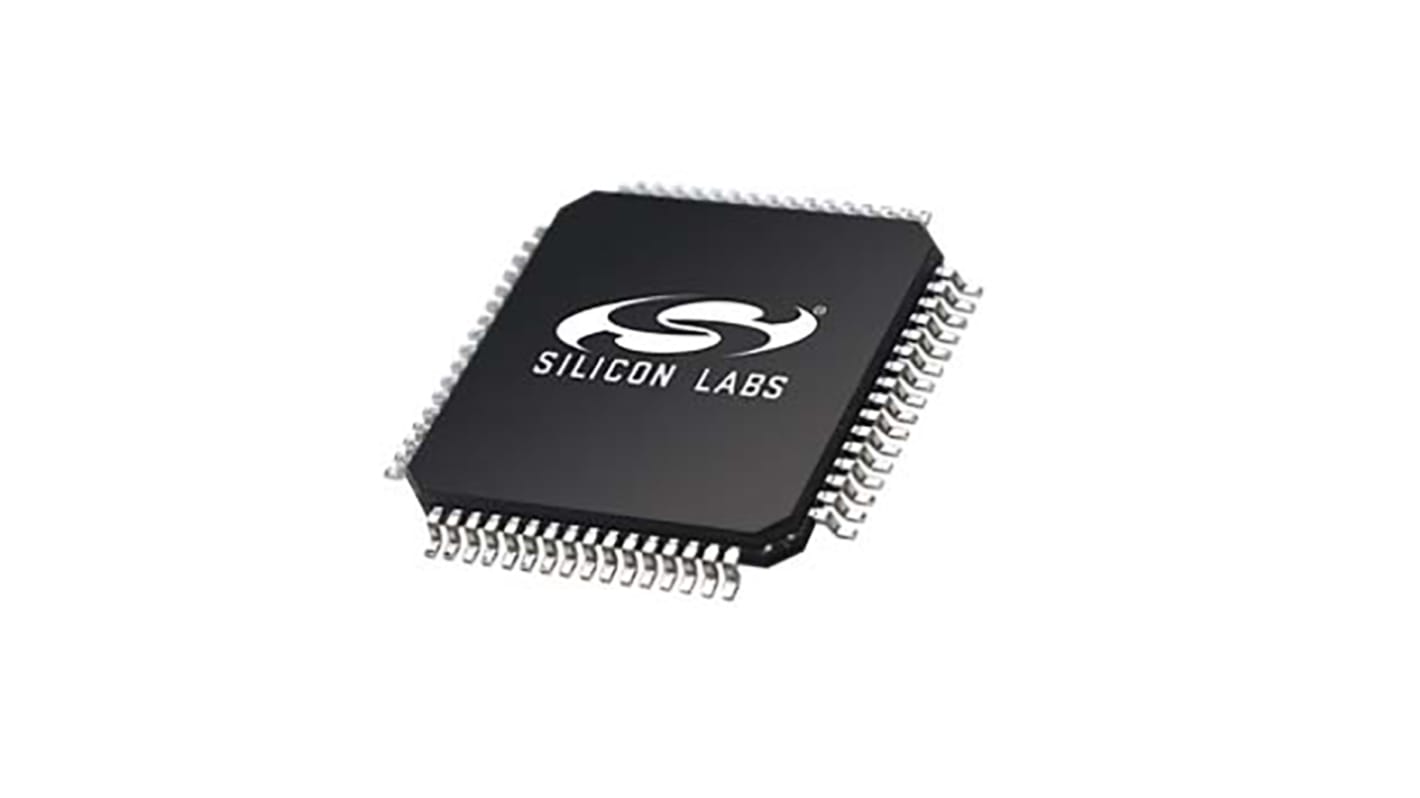 Microcontrolador Silicon Labs EFM32WG942F256-B-QFP64, núcleo ARM Cortex M4 de 32bit, 48MHZ, TQFP de 64 pines