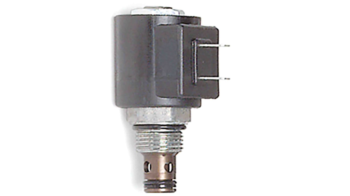 Válvula de solenoide HydraForce de 2 puertos, Solenoide, NC de 24 V