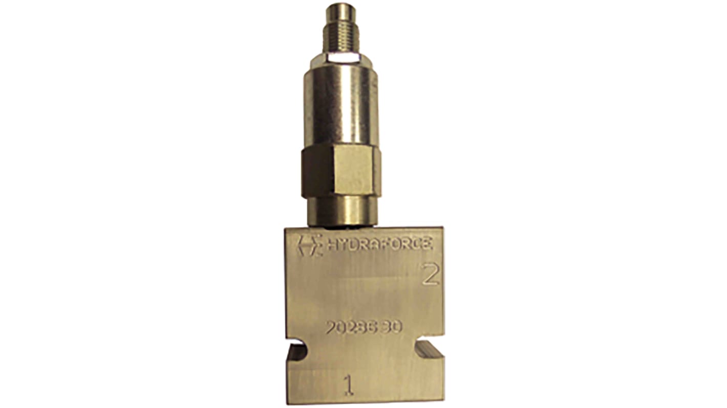 Hydraulický přetlakový ventil, řada: RV10-20, max. tlak: 228bar