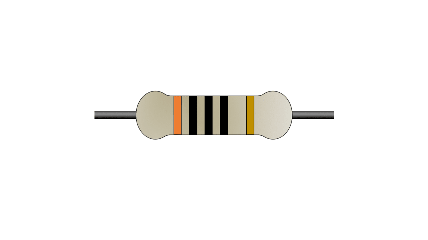 Resistenza fissa filo avvolto a foro passante Yageo serie PNP, 100Ω, 5W, ±5%, Radiale