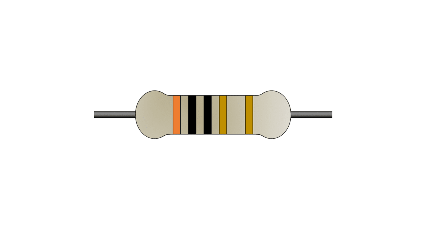 Resistenza fissa filo avvolto a foro passante Yageo serie KNP, 10Ω, 1W, ±5%, Radiale