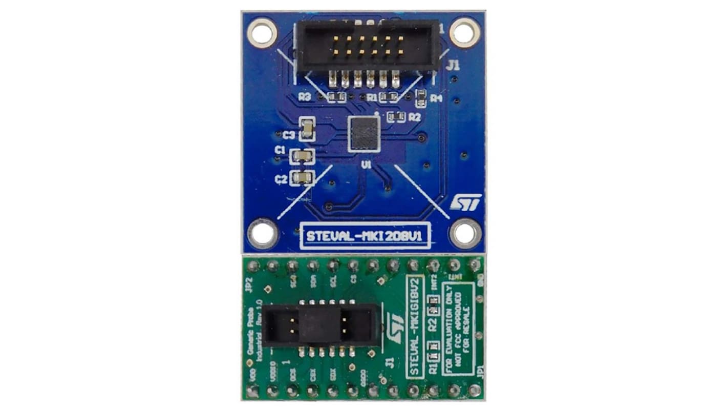 Placa de evaluación STMicroelectronics STEVAL-MKI208V1K Evaluation Board - STEVAL-MKI208V1K, para usar con Sensor de