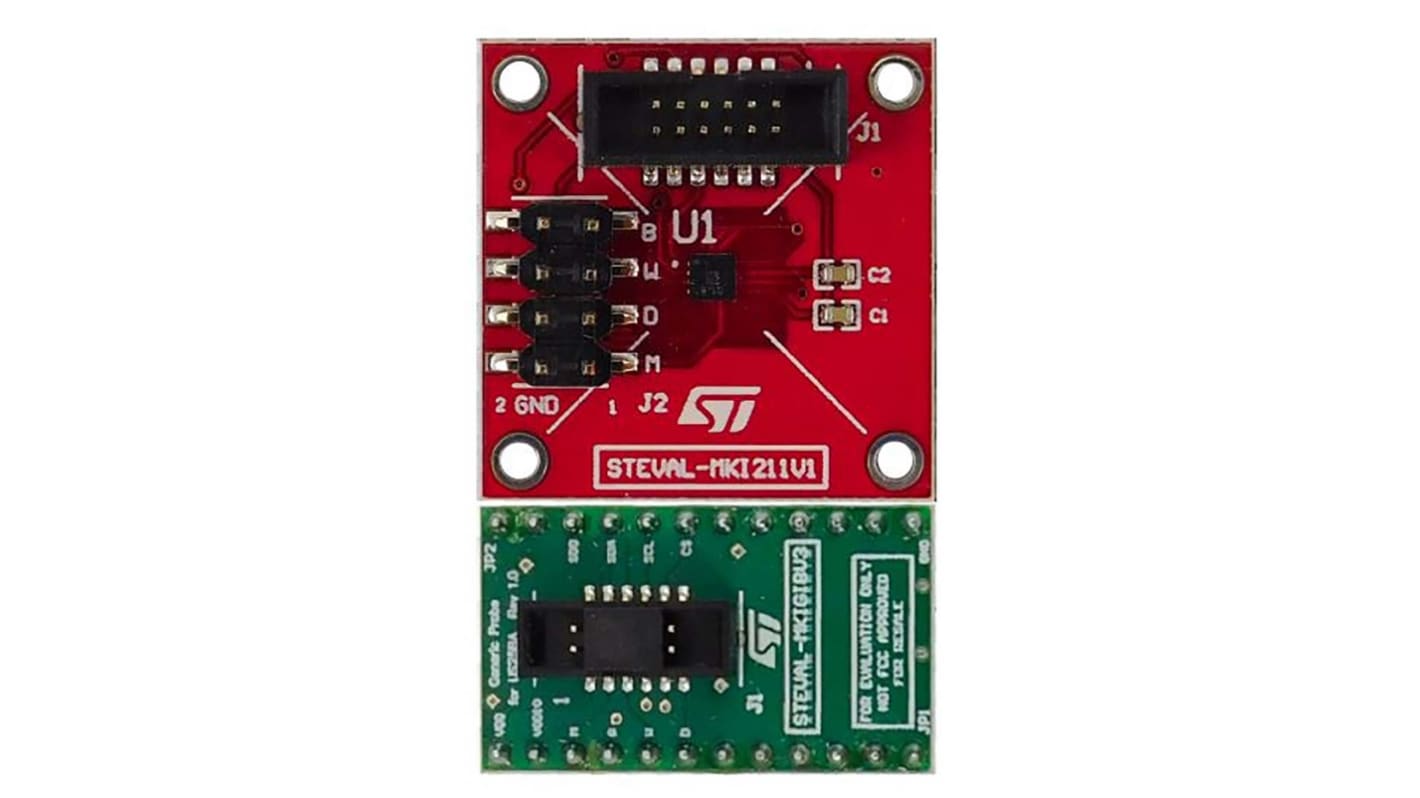 Kit de evaluación Acelerómetro STMicroelectronics 3D Digital Accelerometer Sensor Kit Based on LIS25BA -