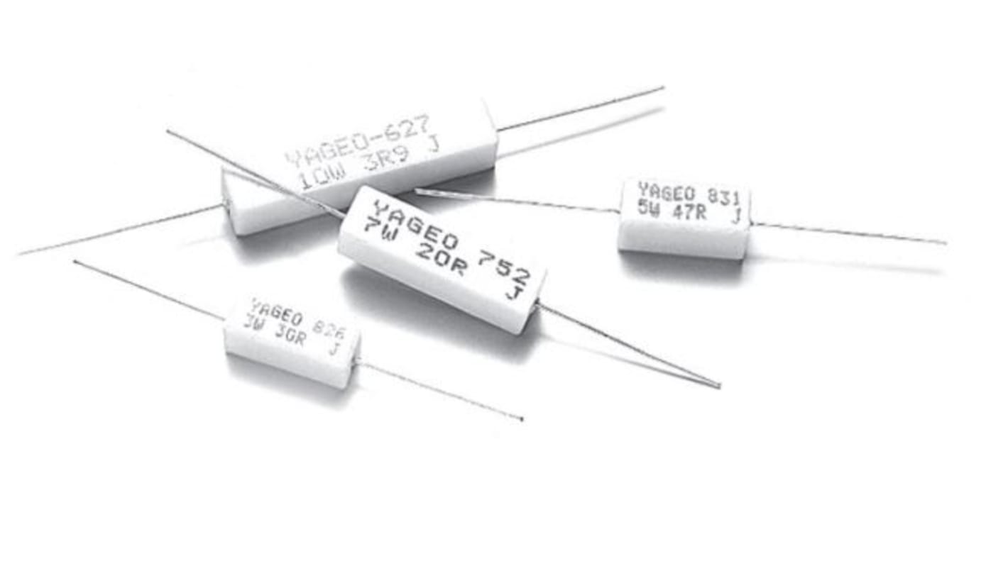 Yageo 120Ω Through Hole Fixed Resistor 10W 5% SQP10AJB-120R