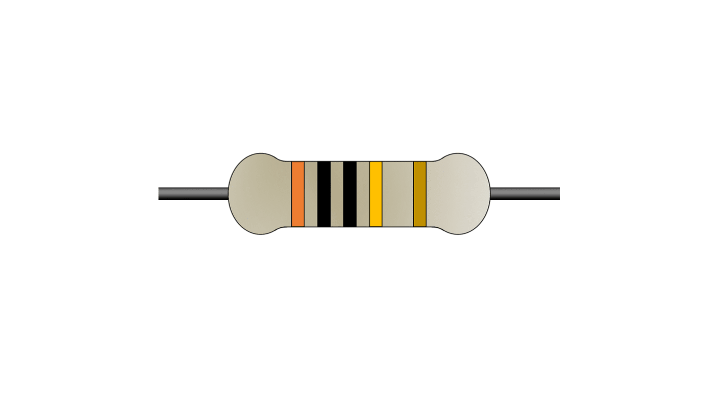 Resistor carbon film 1/4W 5%  100K