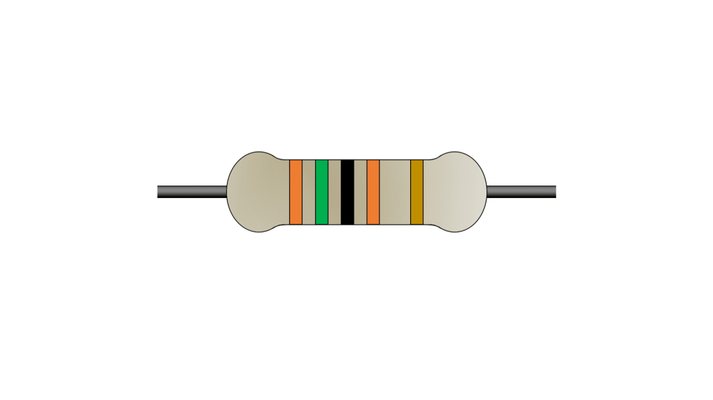 Yageo 1.5kΩ Carbon Film Fixed Resistor 1/4W 5% CFR-25JT-52-1K5