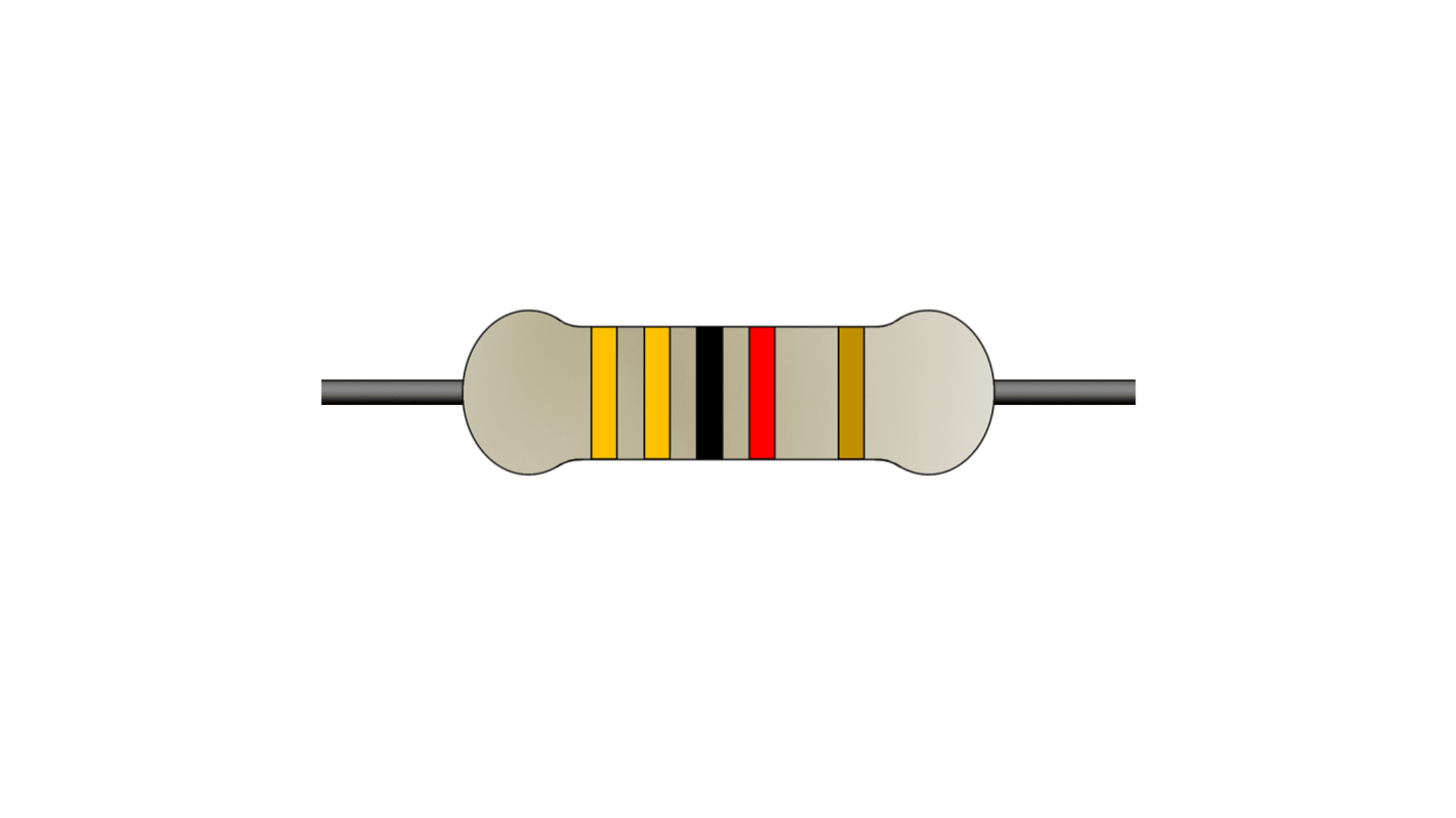 Yageo 33kΩ Carbon Film Fixed Resistor 1/4W 5% CFR-25JT-52-33K