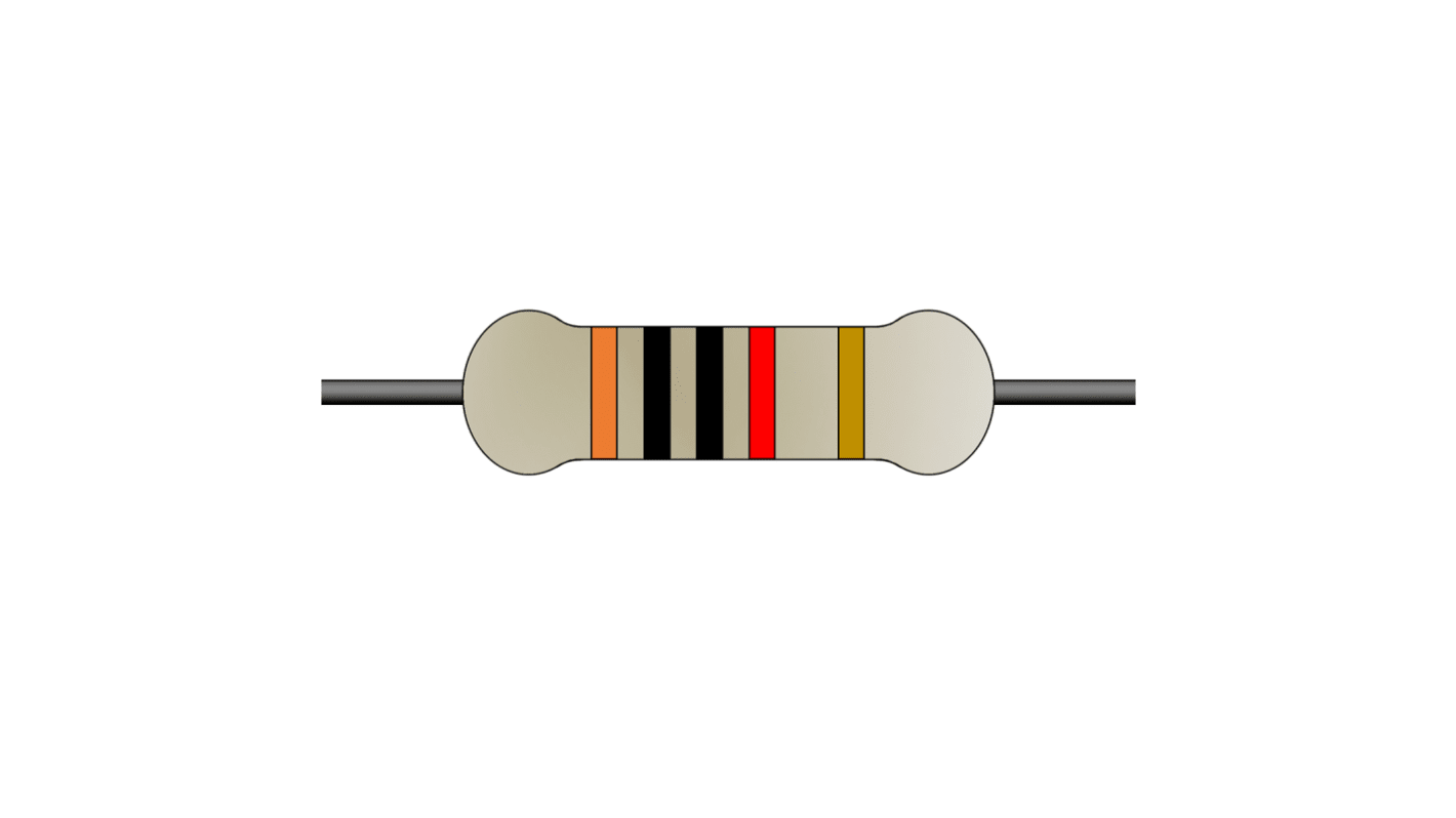 Yageo 10kΩ Carbon Film Fixed Resistor 1/6W 5% CFR-12JT-52-10K