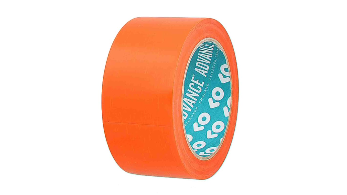 Advance Tapes AT6150 PE Abdeckband Orange, Stärke 0.11mm Gummi-Kleber 50mm x 33m