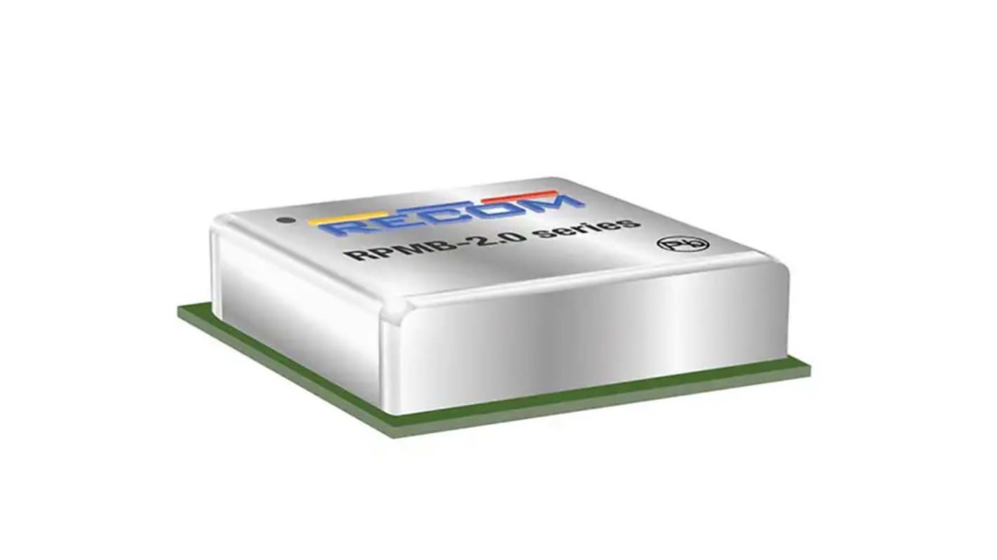 Recom RPMB-2.0 DC-DC Converter, 12V dc/ 2A Output, 12.8 → 36 V dc Input, 24W, Surface Mount, +100°C Max Temp