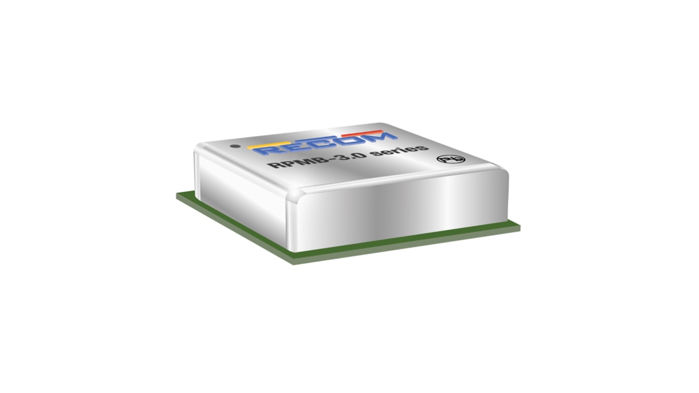 Recom RPMB-3.0 DC-DC Converter, 3.3V dc/ 3A Output, 4 → 36 V dc Input, 2W, Surface Mount, +100°C Max Temp -40°C