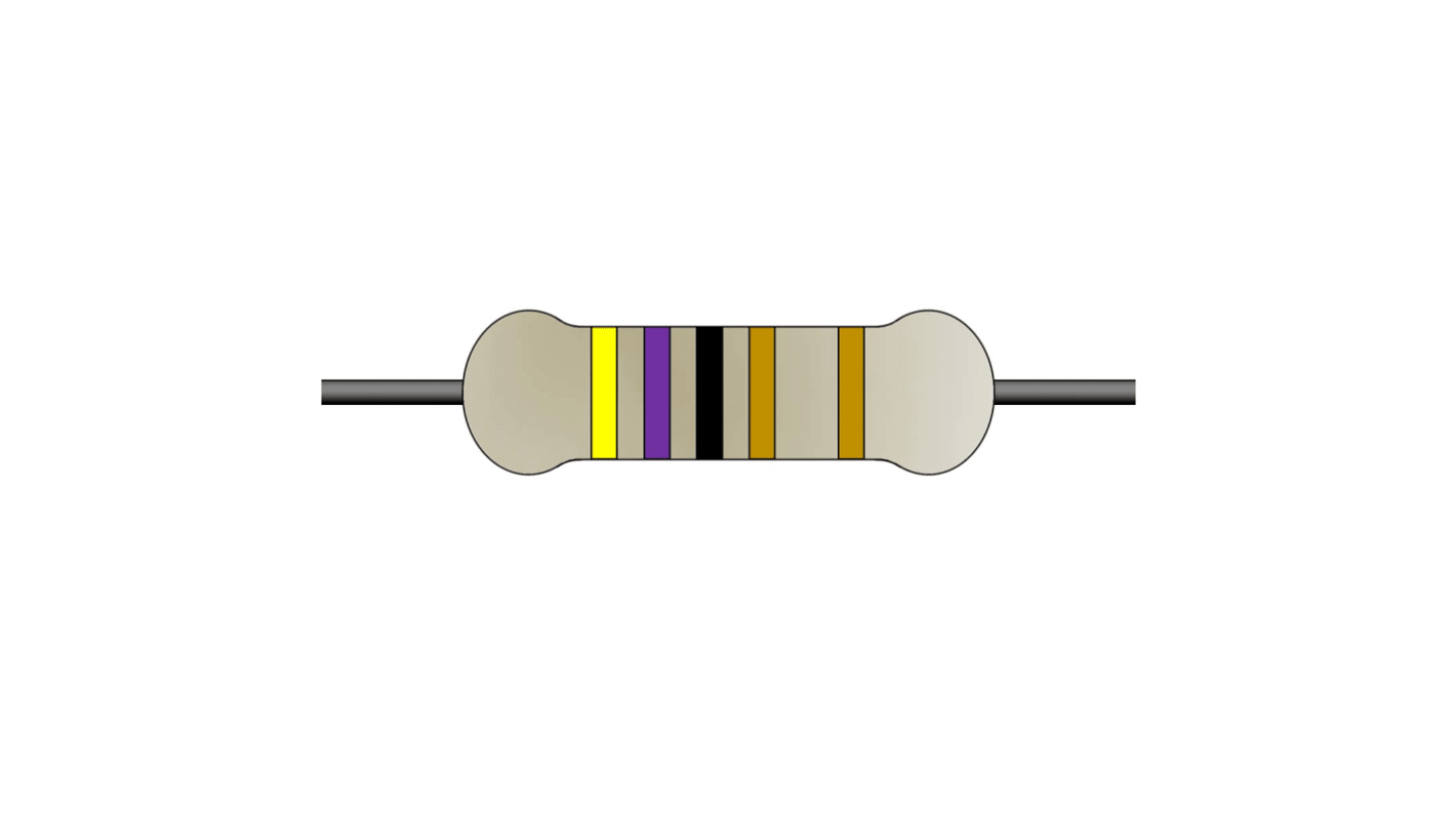 Yageo 47Ω Wirewound Wirewound Resistor 2W 5% FKN2WSJT-52-47R