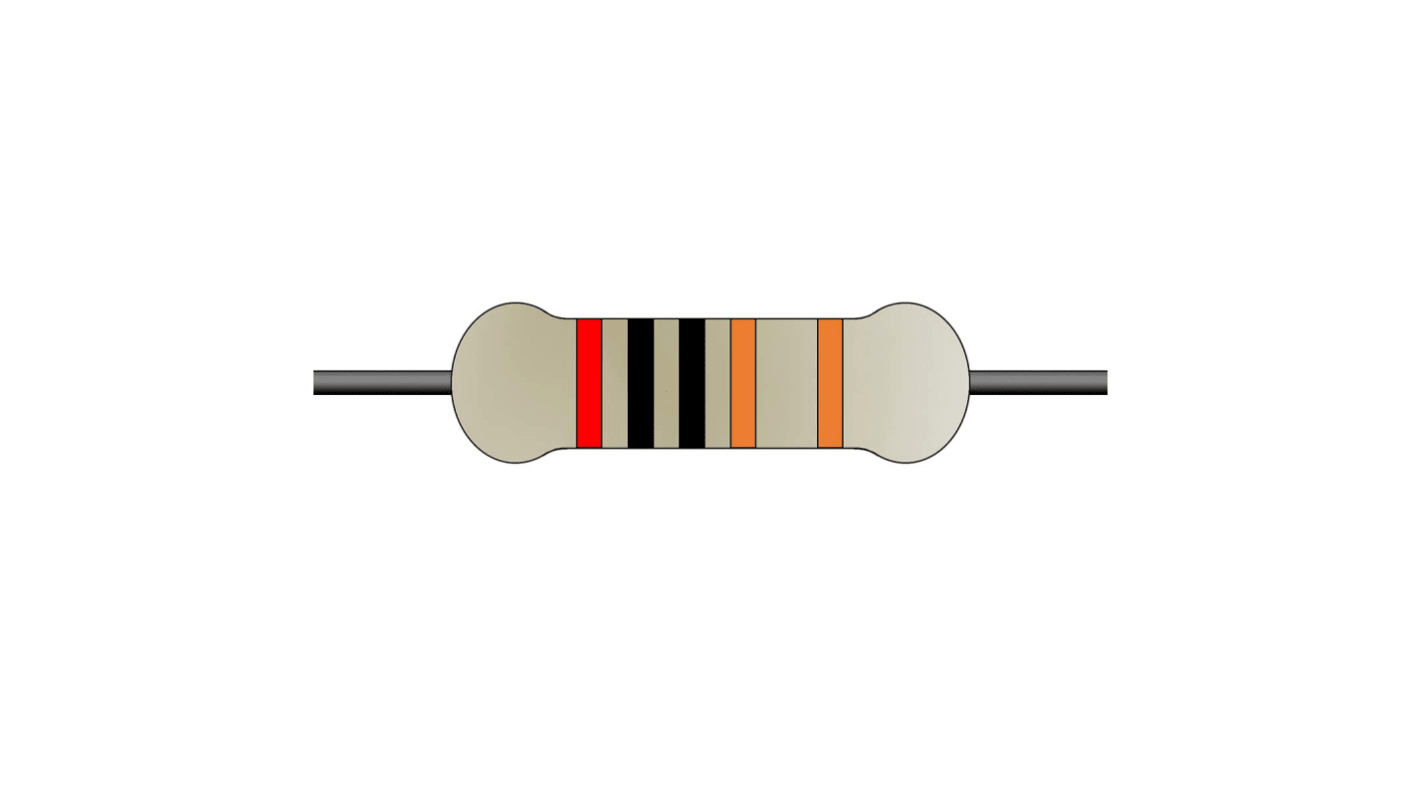 Yageo 2kΩ Metal Film Fixed Resistor 0.6W ±1% MF0207FTE52-2K