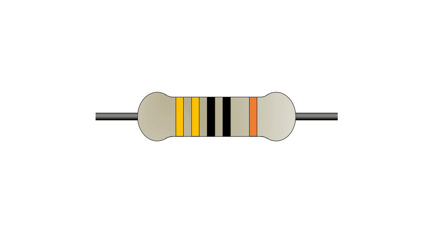 Yageo 330Ω Metal Film Fixed Resistor 0.6W ±1% MF0207FTE52-330R