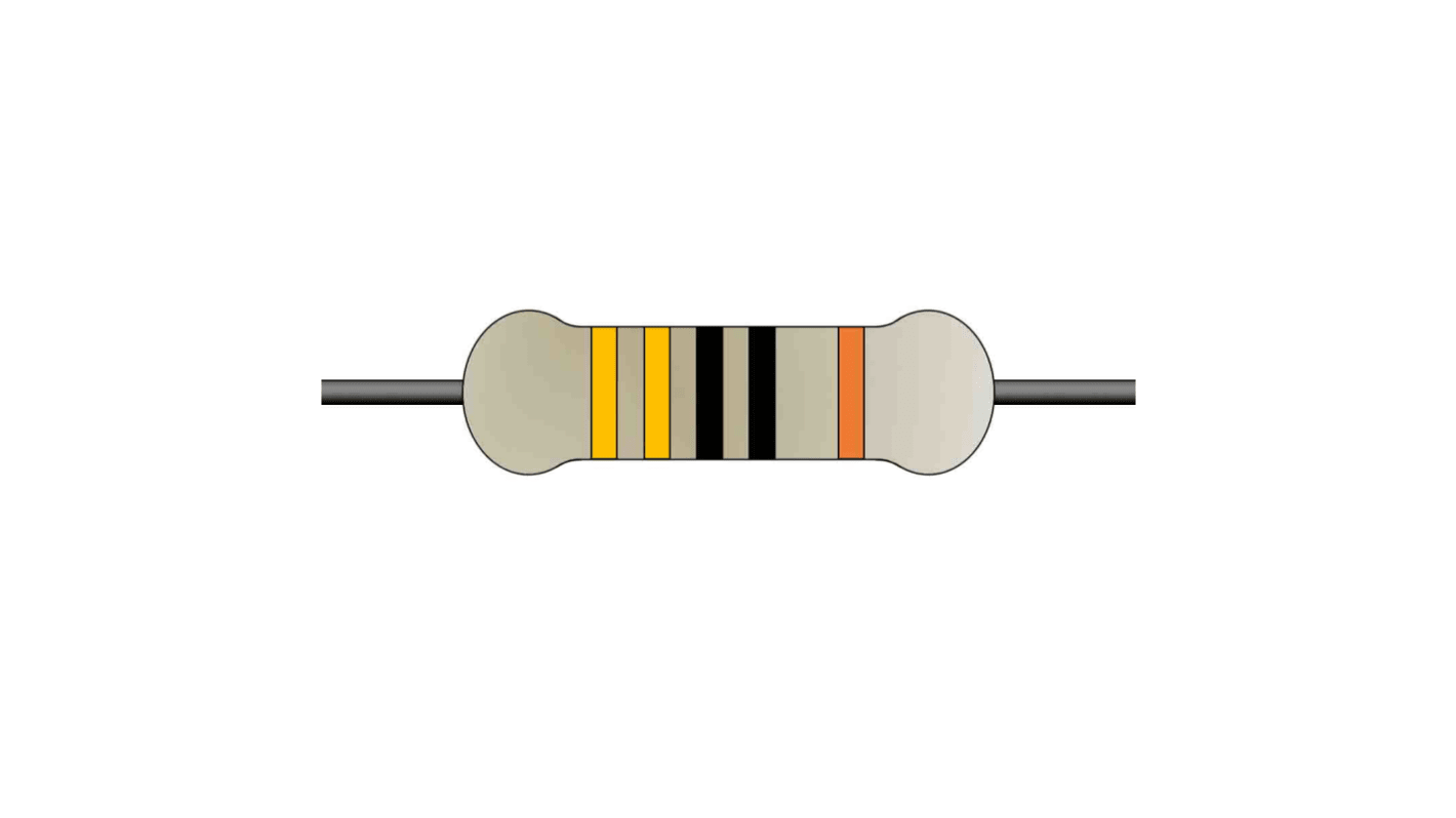 Resistor metal film  1/4W 1% 50ppm 330R