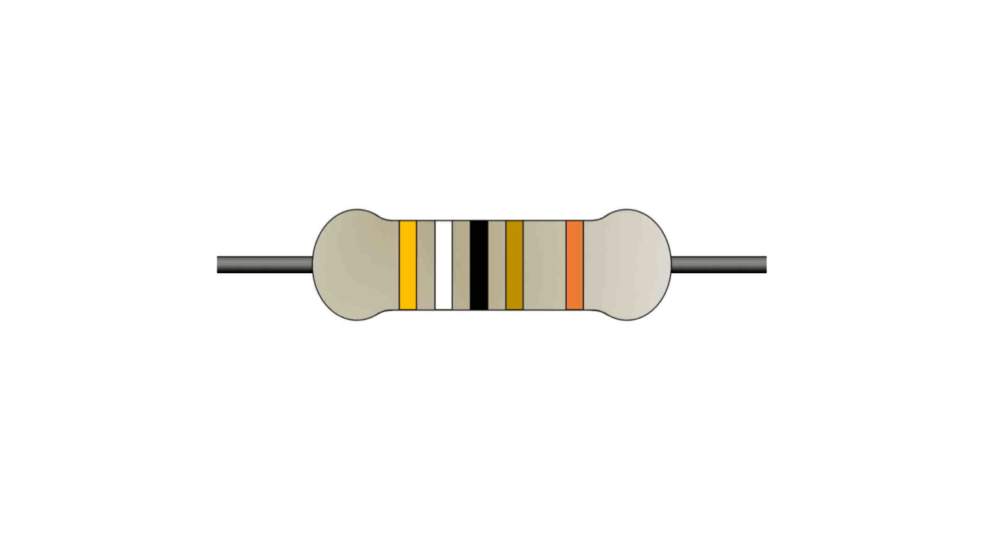 Yageo 39Ω Metal Film Fixed Resistor 0.5W ±1% MFR50SFTE52-39R